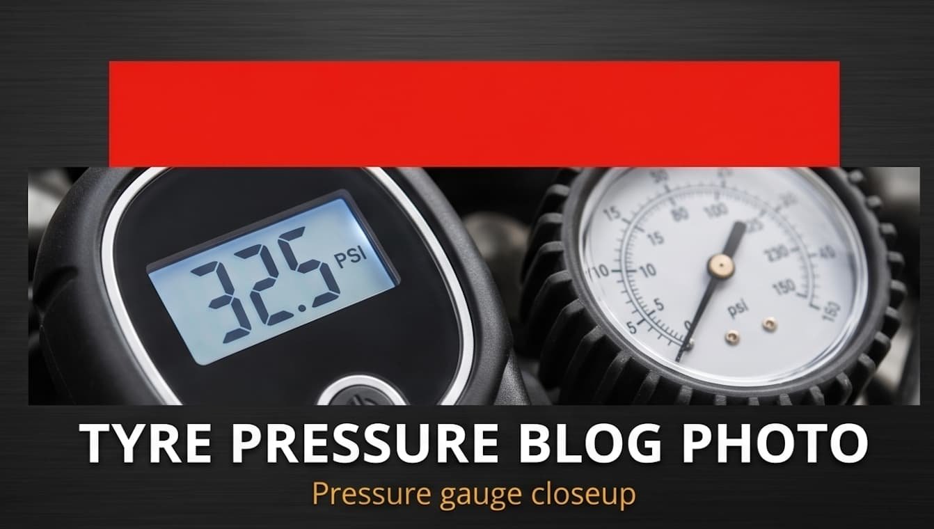 Correct car tyre pressure checking with gauge