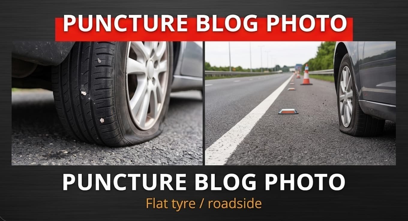 Flat tyre puncture safety guide on Delhi roads